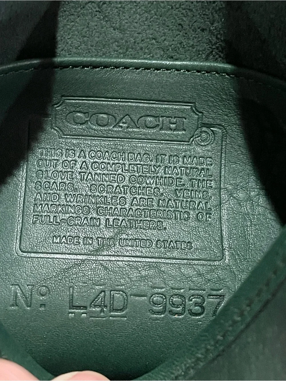 Vintage Coach Ritchie Bag